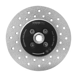 STREND PRO Diamond Disc 125 mm for Tiles/Ceramic/Glass/Granite/Mramor - Use Both Sides - Premium Flex Diamond Cutting Disc for Angle Grinder M14 - Tile Grinding, Separating, Milling