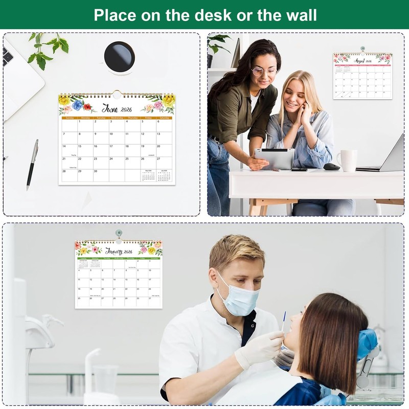 2026 Wall Calendar - 2026 Calendar, 18 Month Calendar Runs