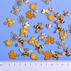 stino Bulk Enamel & Metal Bee Charms for Jewelry Making,