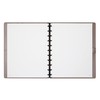 TUL® Discbound Notebook With Debossed Leather Cover, Letter Size, Narrow