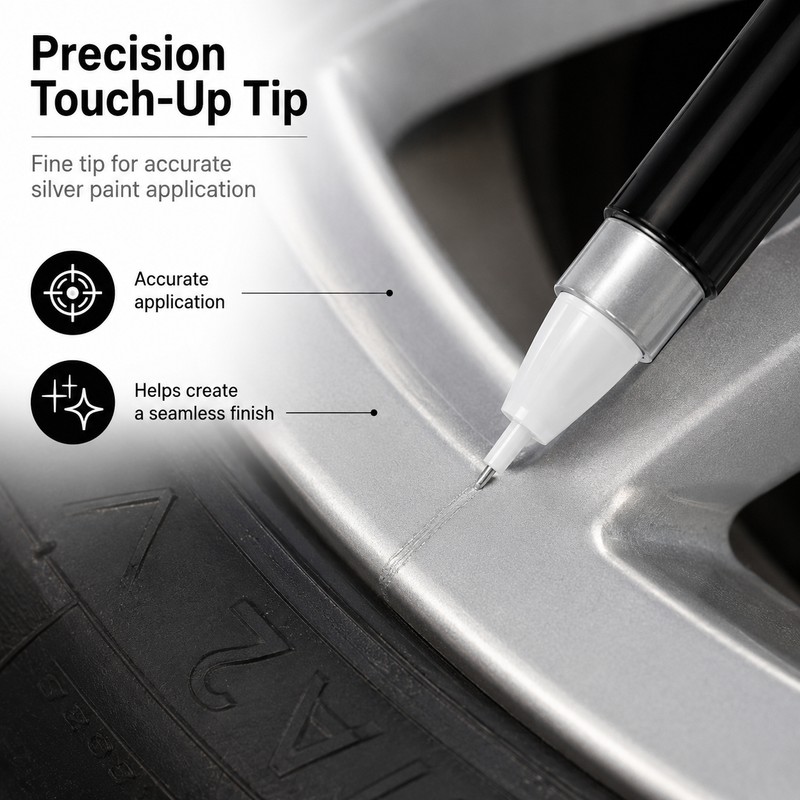 Automotive Wheel Touch-Up Paint Pen for Minor Scratches – Precision