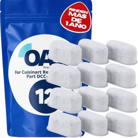 Filtros de Repuesto para Cafetera Cuisinart de Carbón Activado 12 Filtros Premium OASI