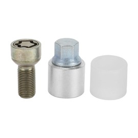 RATCHROLL Wheel Lock Lugnut with Bolt Kit for A4L A5 A6L Q2L Q3 Q5 Q7 A8 Type C Anti-theft Screw Nut Removal Key Socket 1 Set