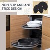 DoubleFill 2 Pack 26 Inch Lazy Susan Shelf Liner Silicone