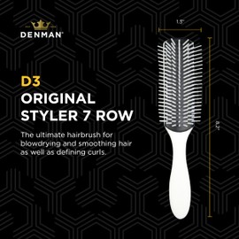 Trico Industries Denman Brush, D3, White