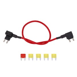 Adaptador de fusible, cable de derivación TIPM (cable de 14 awg/20 amperios), reparación de bomba de combustible Cable de derivación de relé. Compatible con Chrysler Dodge Jeep VW 2007-2016