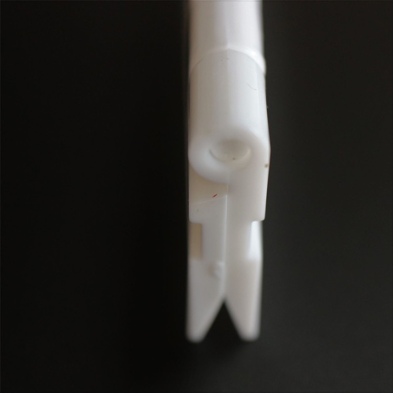 Pack of 2 x White Acrylic Hinges 75mm x 45mm