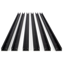 T Tracks 48 Inch for Woodworking by CLEAR STYLE, Double-Cut Jig Profile Universal T-Tracks with Predrilled Mounting Holes (48 Inch 6 Pack)