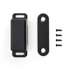 Ravinte 4 Pack Black Magnetic Door Catch, Matte Black Cabinet