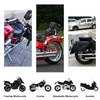 Synthetic Leather Motorcycle Luggage Bag - Waterproof Throw Over Saddlebags