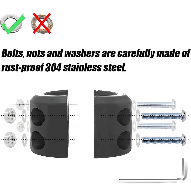 Bittwee Car Rubber Winch Stopper for ATV UTV Truck, Cable