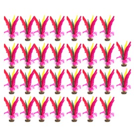 30Pcs Kick Shuttlecock Colorful Chinese Jianzi for Foot Sports Outdoor Exercise Game