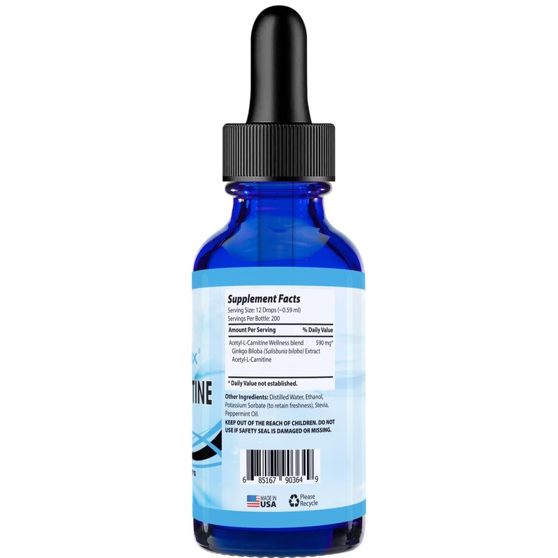 Absonutrix Acetyl L-Carnitine, 593mg per Serving, 200 Potent Servings, Quick