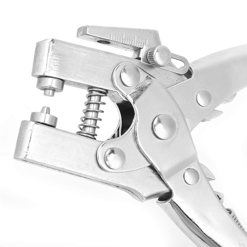 Leather Hole Punch Set Eyelet Pliers with 100 Pieces Eyelets