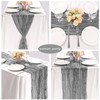 12 Pack 10Ft Cheesecloth Table Runner 35x120 Inch Boho Gauze