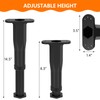 4 PCS (8.3"-14.5") Adjustable Bed Frame Support Legs, Frame Center