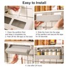 Cimvidi Spice Rack with 6 Spice Jars, Spice Rack with