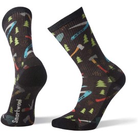 Smartwool Men's Hike Light Sharp Things Hiking Socks, black