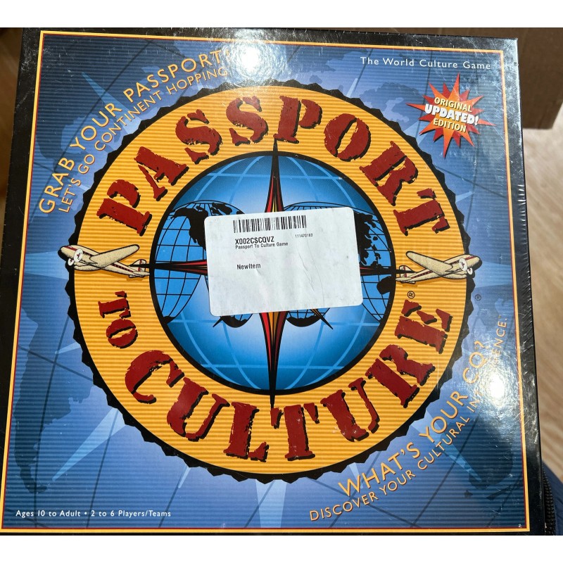 GAME New Passport To Culture Game sealed G-14