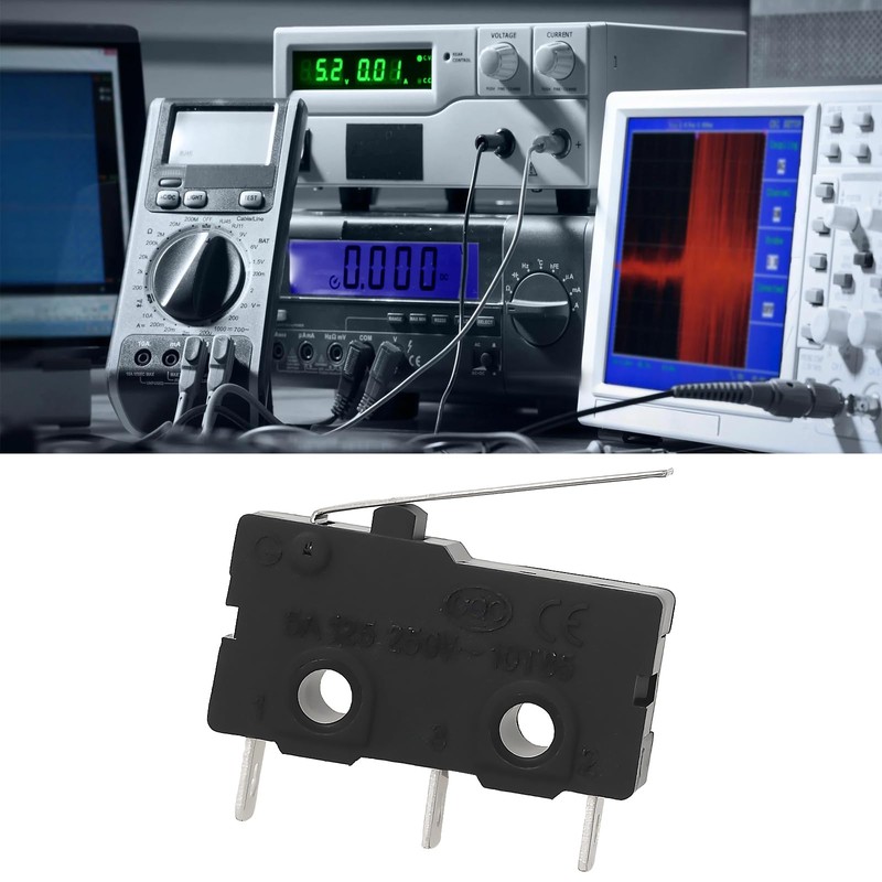 OTOTEC 10pcs 3 Pin Mini Micro Limit Switch 5A 125/250V