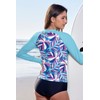 BesserBay Women Summer Swim SPF UPF Rashguard Loose Fit Sun