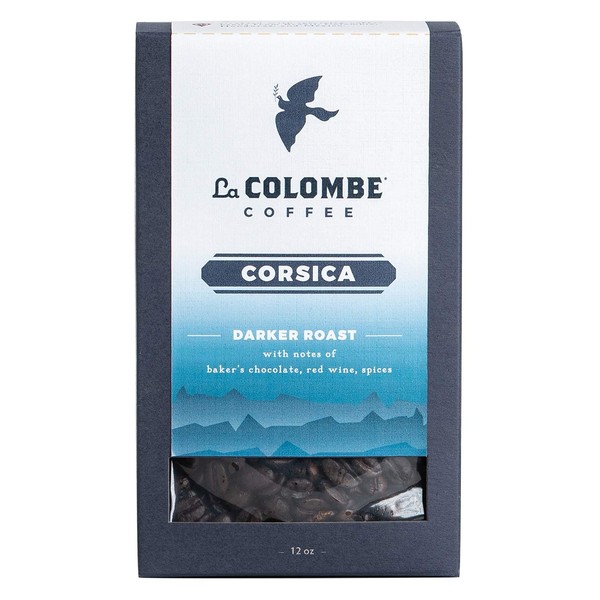 La Colombe Corsica Whole Bean Coffee - 12 Ounce - Full Bodied Dark Roast - Specialty Roasted Coffee