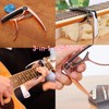 YCHIRO Guitar Capotast, One-touch Type, Zinc Alloy, Ultra Lightweight, Quick