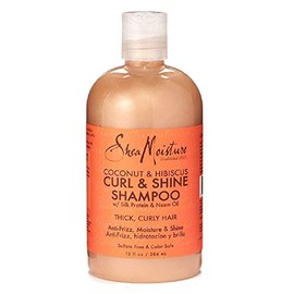 Shea Moisture Coconut & Hibiscus Shampoo 13 Ounce (384ml) (6 Pack)