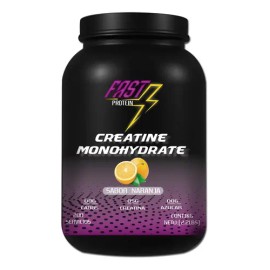 Creatina Monohidratada Fast Protein 1kg 200 Servicios - Naranja
