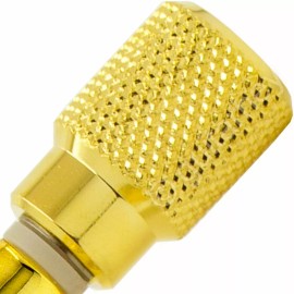 Hipshot NEW (6) Genuine Hipshot Industrial SK1 Knurled Tuner Buttons w/ Screws - GOLD