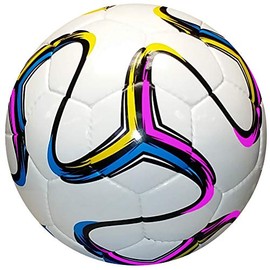 American Challenge Rio Soccer Ball (White-Gold-Raspberry-Aqua, Size 4)