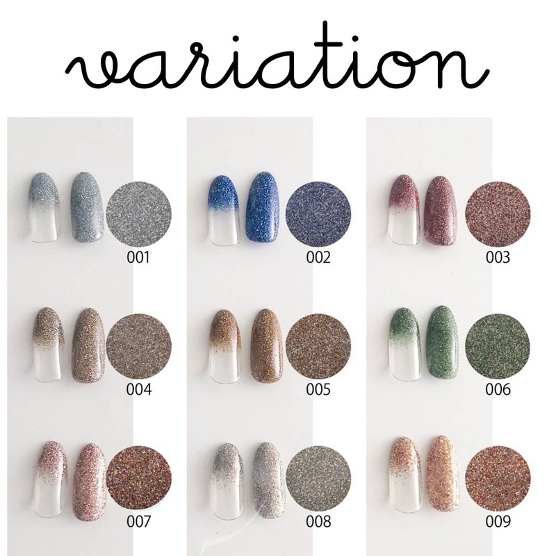 LULUGEL Flash Nails Gel Nail Glitter Mega Glitter Self Nail