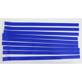 Pro-Tuff Decals 1" Wide Football Helmet Stripe 20 Mil Thick (Pack of 25) Helmet Tape (Royal)