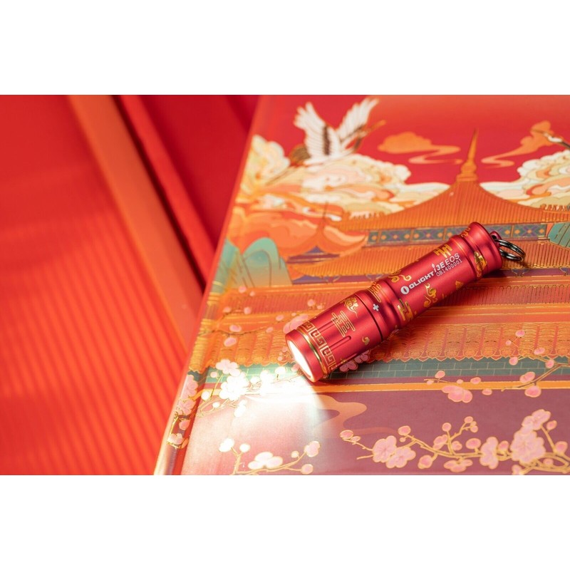 Olight I3E EOS Auspicious Clouds EDC Keychain Waterproof LED Flashlight,