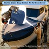 Snap Fastener Tool Kit, 100 Sets Boat Cover Snaps with