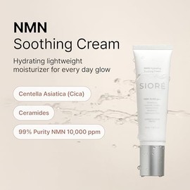 Siore NMN Crema hidratante calmante | Hidratante facial con 99% de pureza NMN 10,000 ppm, glutatión, ceramida y centella | Farmacia coreana Cuidado de