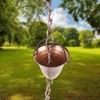 TZSSP Rain Chains Decorative Rain Chain Bell, 8-1/2 Length, Metal