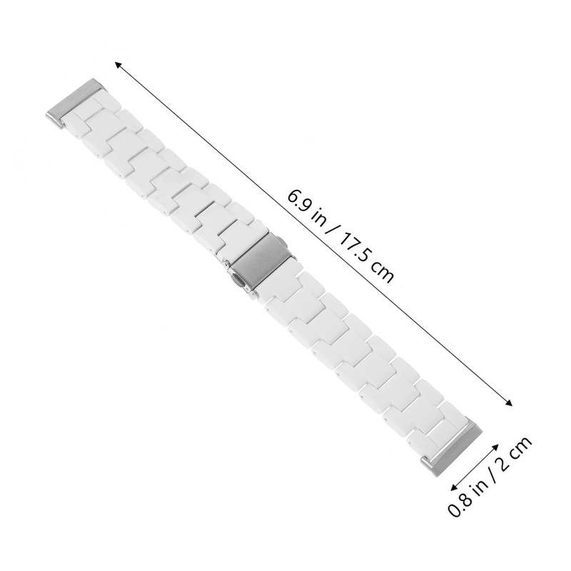 WOONEKY Delicate Resin Watch Band for Sense Quick Release Smart