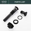 KENES Oil Rubbed Bronze Pop Up Bathroom Sink Drain with