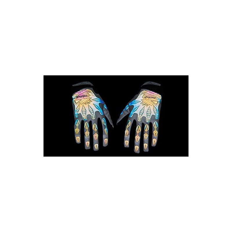 Reflective Renden Qepae Cycling Gloves Sports Gel Gloves Grey, X-Large