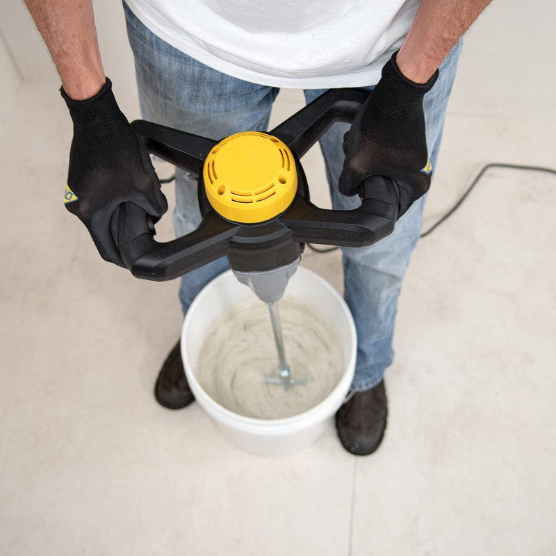QEP 21700 120-Volt 2 Speed Power Mixer with Mixing Paddle