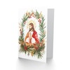 Artery8 Jesus Christ Pine Leaf Holly Wreath Blank For Him