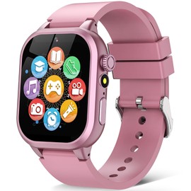 OVV Kids Game Smart Watch 1.54" HD Touch Screen, 30+ Educational Games, Camera, Pedometer, Alarm, MP3 Player, Auidobook, Learn Card,Time Tools, Parental Control, Wrist Watches for Boys Girls Age 4-12