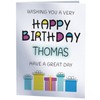 Happy Birthday Thomas - Birthday Card For Thomas