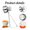 1 Pcs Egg Opener+ 4 Pcs Egg Cup Holder Boiled