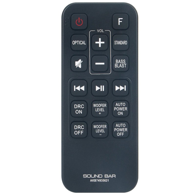 For LG AKB74935621 Replace Remote for LG Sound Bar SJ2
