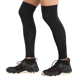 Compression Leg Sleeves - Full Leg Sleeves for Men, Women & Youth - Basketball & Football Leg Sleeves - UPF 50 UV Protection