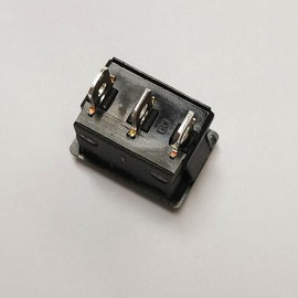 1pc R19A Double Side Self-Reset Switch 3 Pins 3 Position 6A 125/250VAC