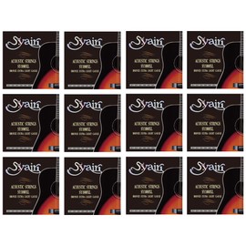 S.Yairi Syairi Acoustic Guitar Strings 80/20 Bronze Extra Light .011-.050 SY-1000XL x12 Set