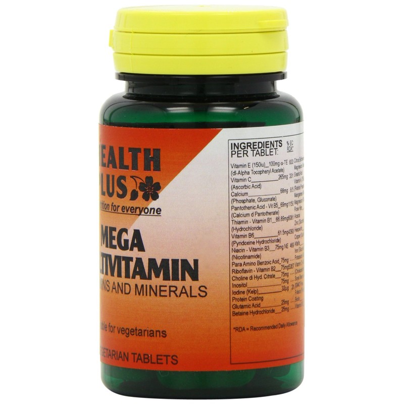 Health Plus Mega Multivitamin One-a-day Multivitamin Supplement - 30 Tablets